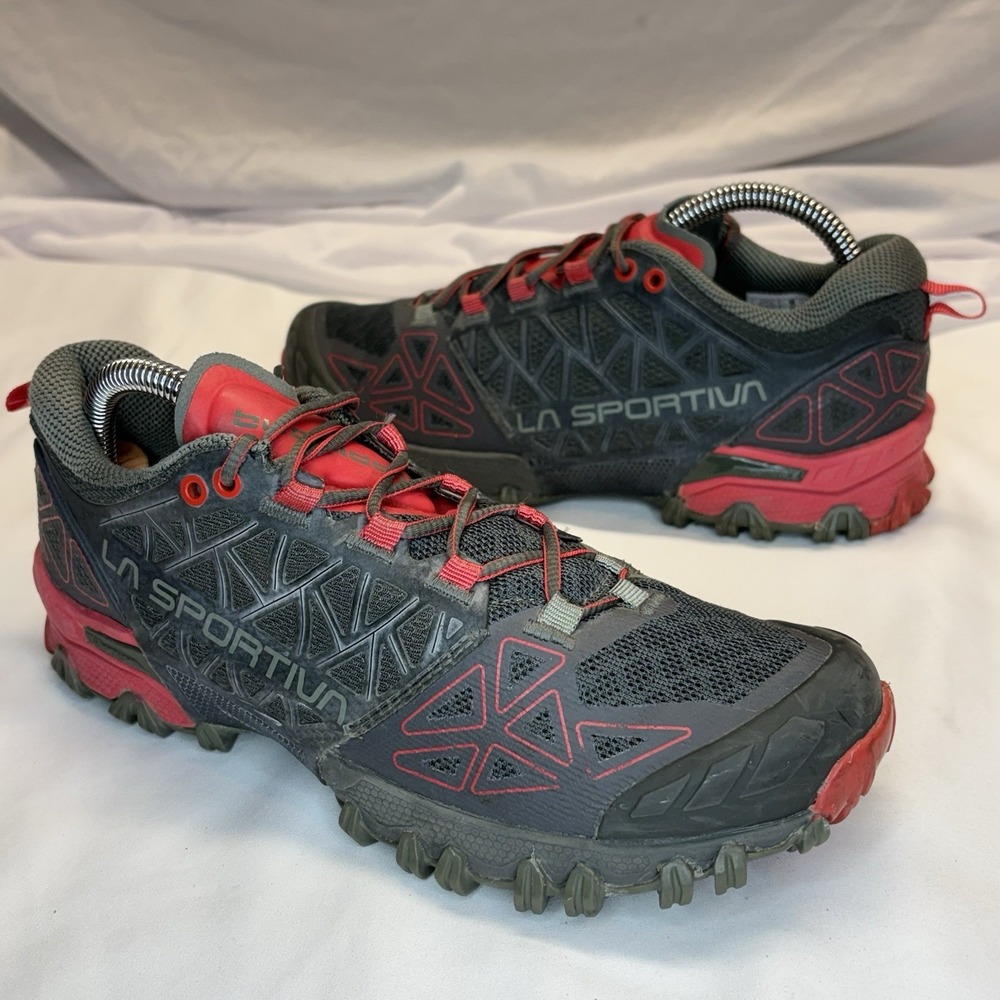La Sportiva Women's Black and Red Trail Running Shoes